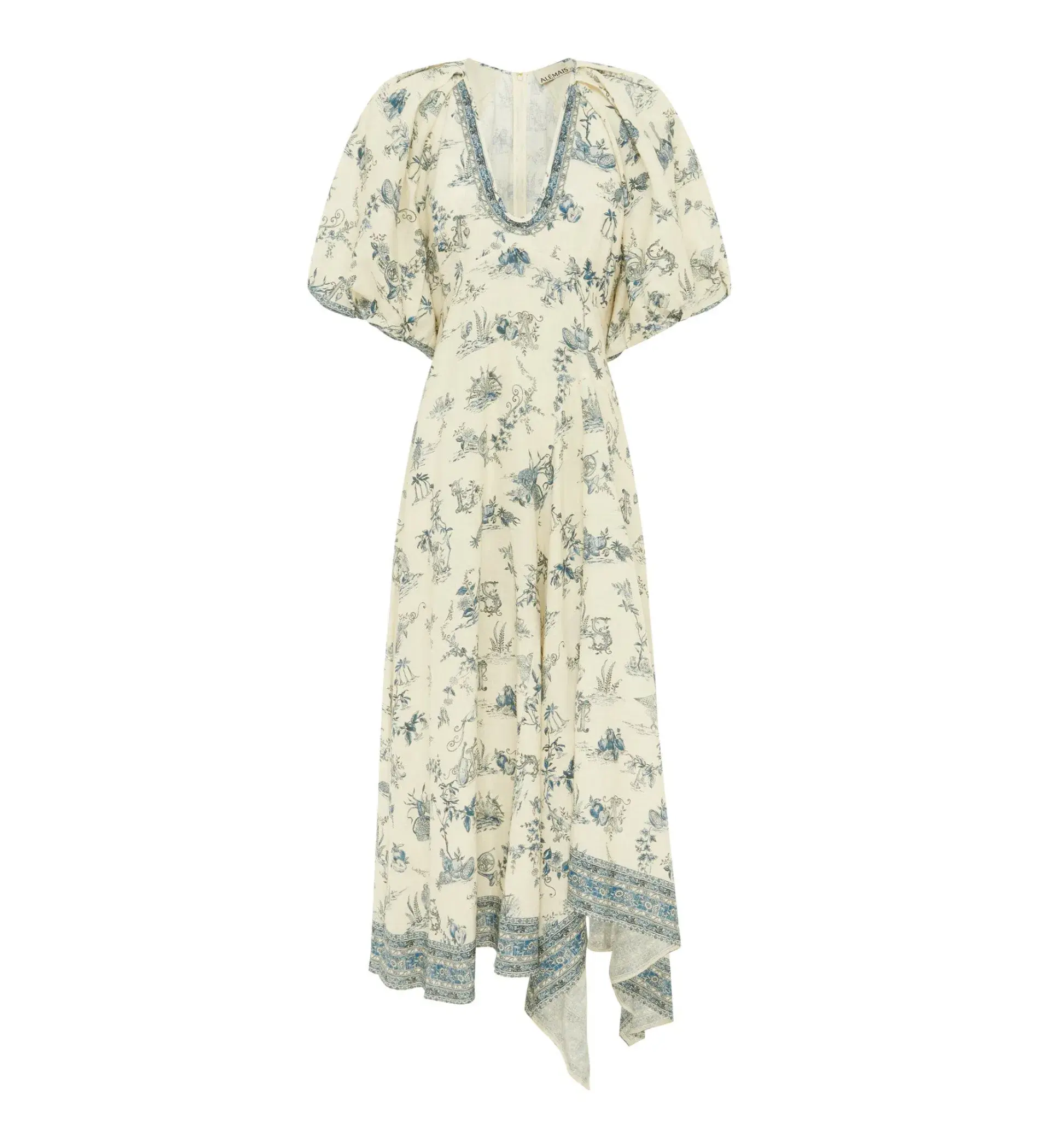 Alemais Casa Midi Dress Multi Floral Size AU 12 - Image 6
