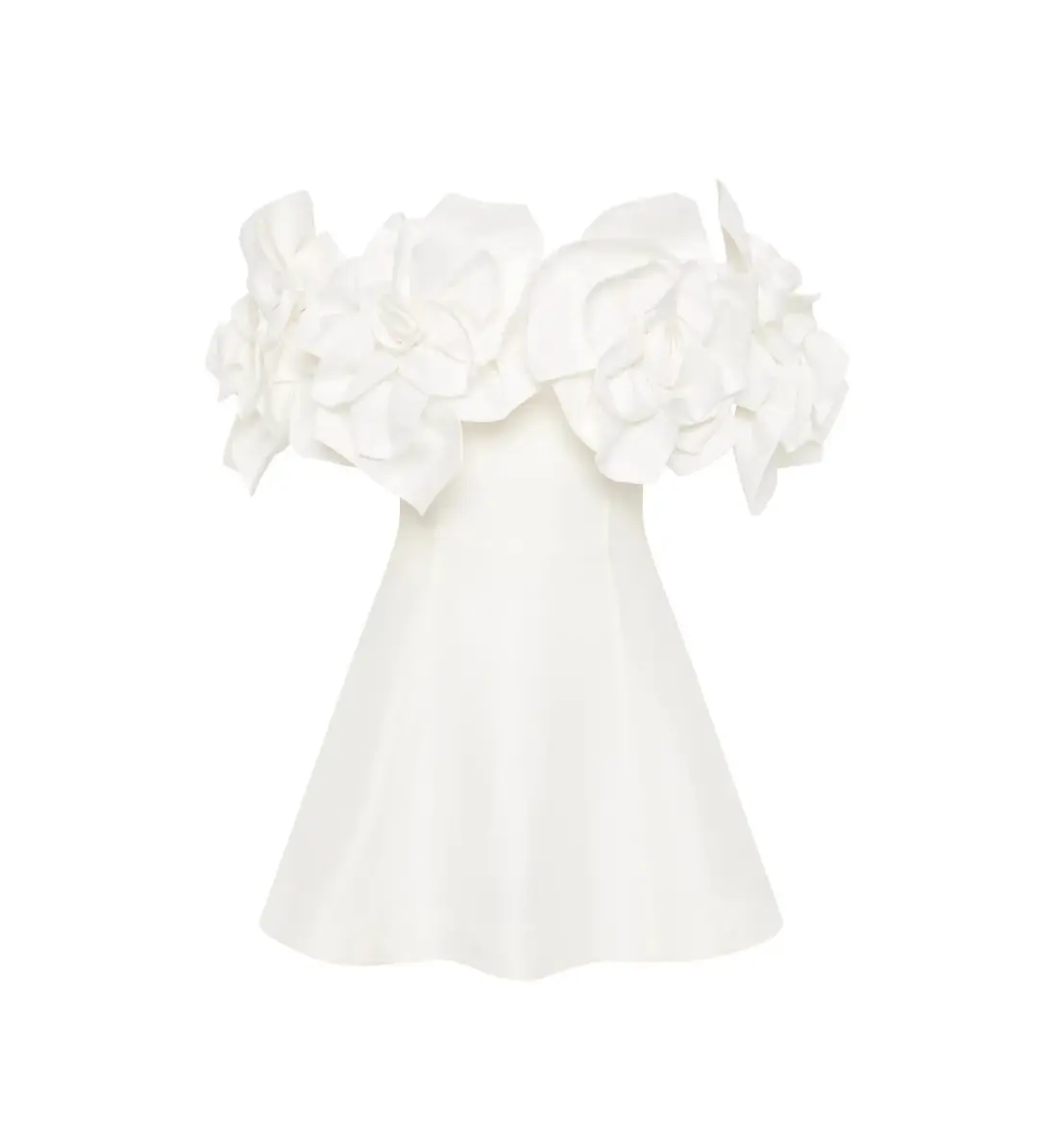 Aje Etta Mini Dress Ivory Size AU 12 for rent on The Volte - main image