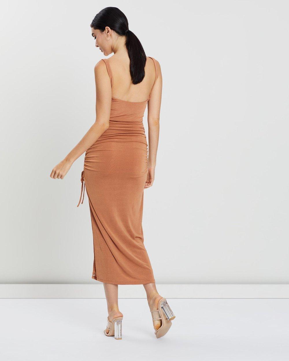 Misha Jacynta Dress Bronze Size 10 - Image 5