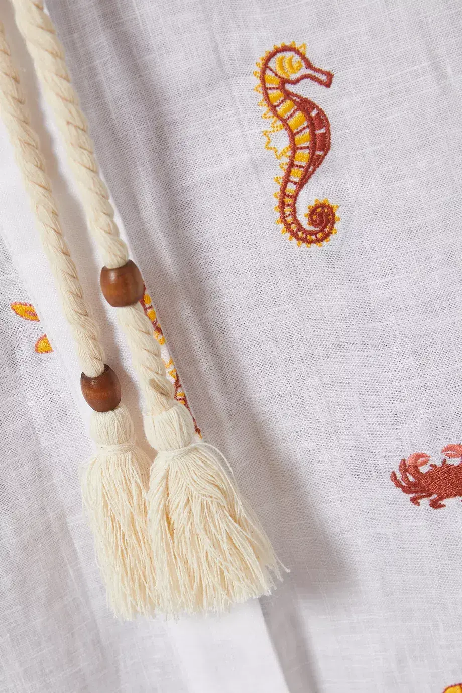 Alemais Under The Sea Shirtdress Ivory Size 8 - Image 4