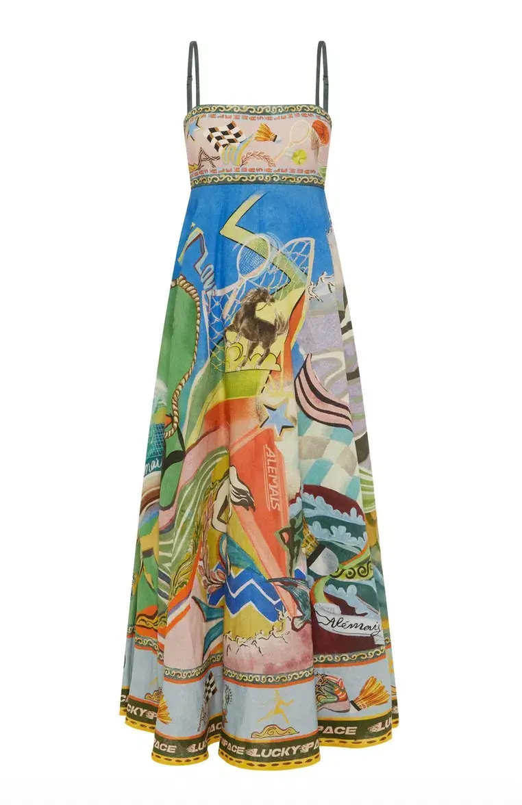 Alemais Lucky Pace Sundress Midi Size AU 14 - Image 4
