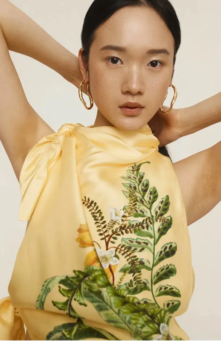 Alemais Sol Top and Skirt Set Yellow Size 16 - Image 2