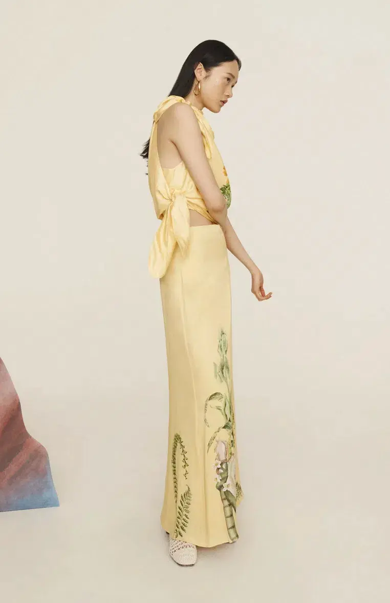 Alemais Sol Top and Skirt Set Yellow Size 16 - Image 5