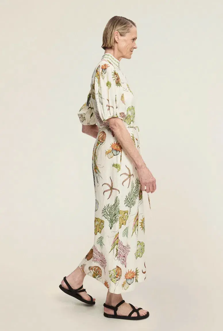 Alemais Sea Shirtdress Size 16 - Image 4
