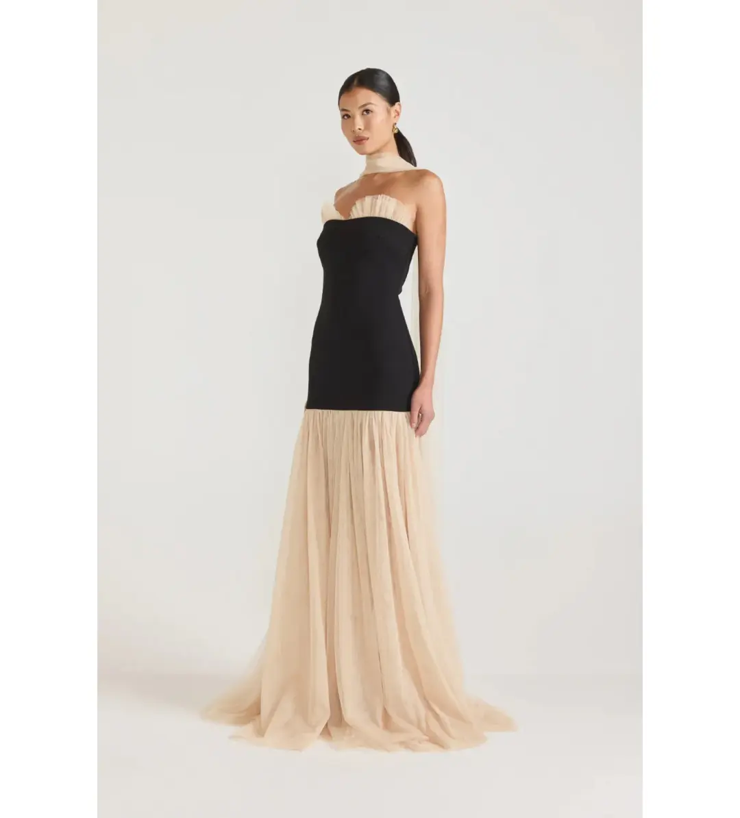 TOJHA Beverly Gown Multi Size AU 6 for rent on The Volte - main image