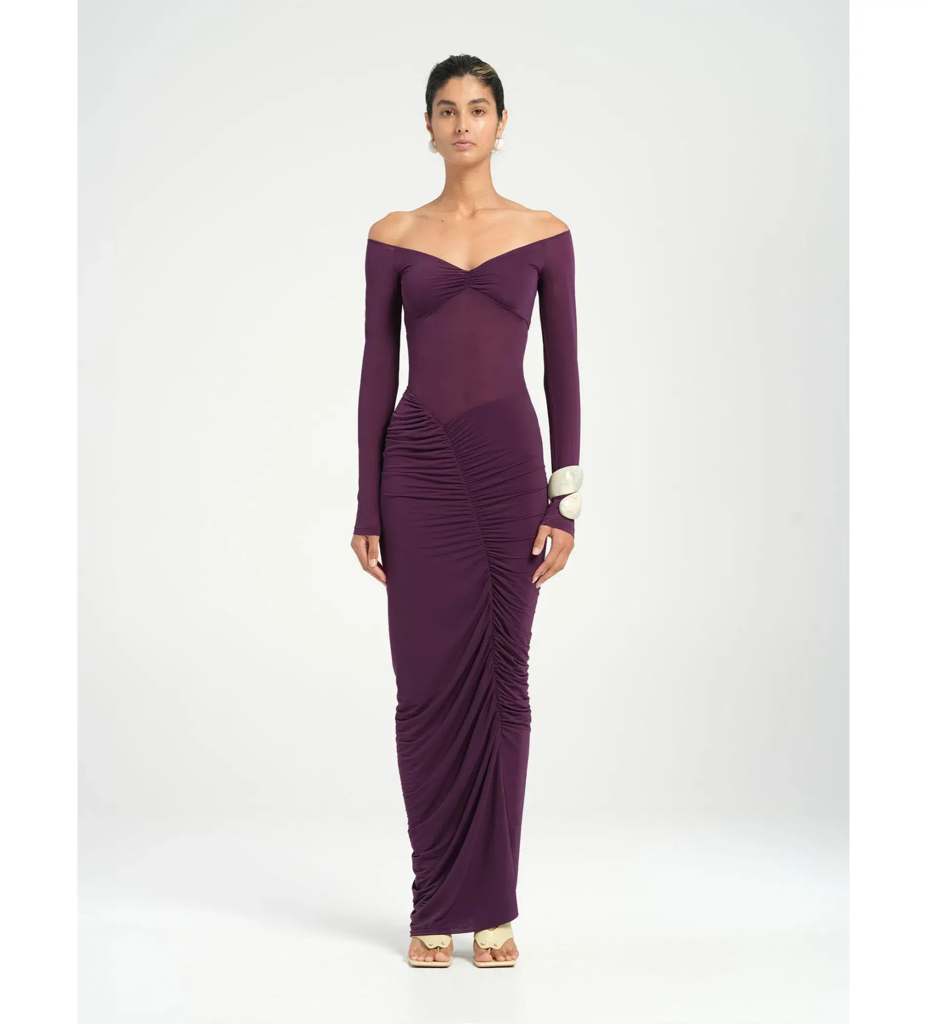 BENNI Wilma Maxi Dress Purple Size 10  - Image 1