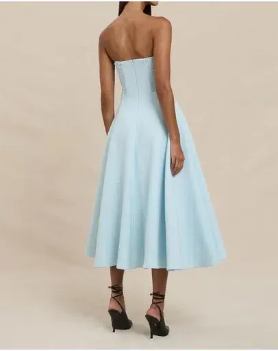 By Johnny Oceana Strapless Dress Blue Size 12 - Image 2