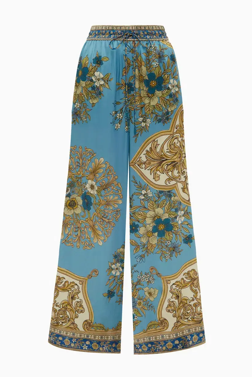 Alemais Cassie Silk Shirt and Pant Set Size AU 16 for rent on The Volte - main image