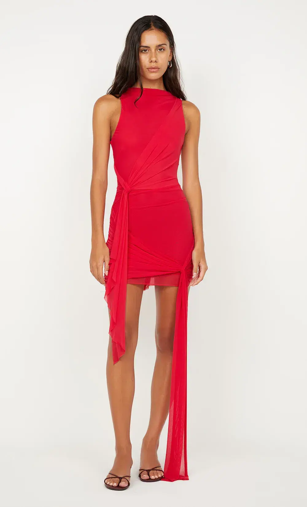 Bec & Bridge Deija Mini Dress Red Size AU 8 - Image 1