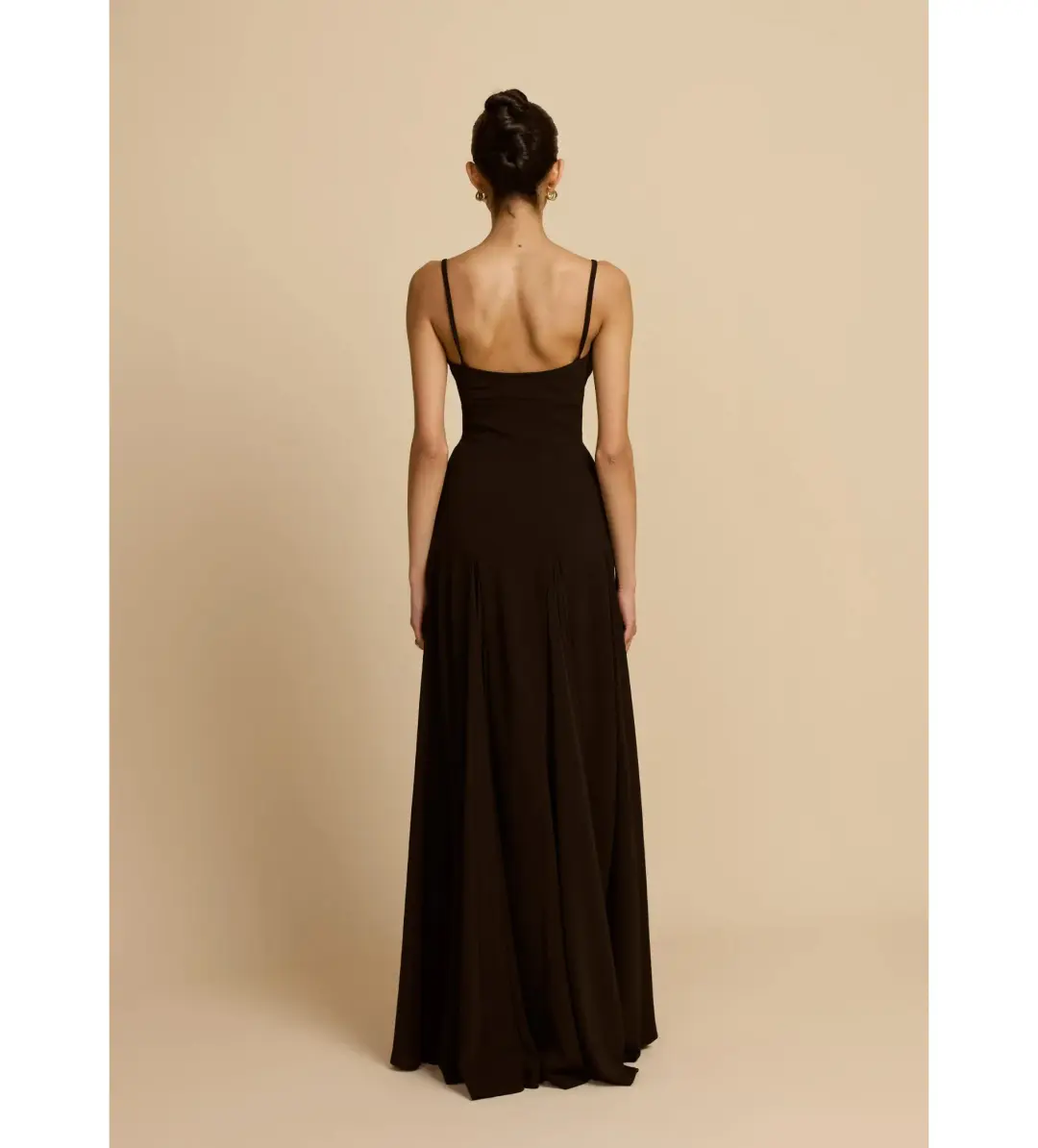 Paloma Dress in Black Size XS for rent on The Volte - main image