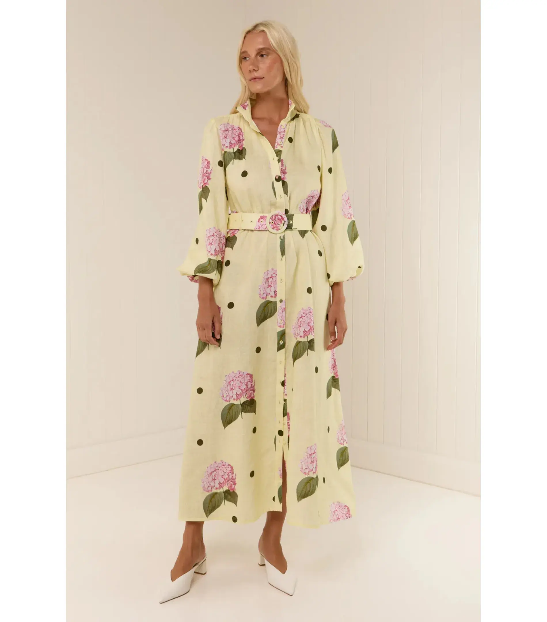 Palm Noosa Noddy Maxi Dress Portofino Polka Dot Size AU 10 - Image 3