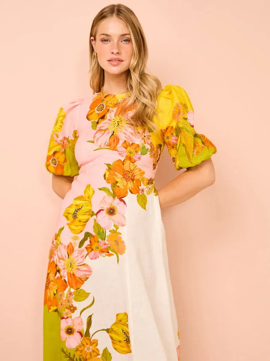 Alemais Silas Midi Dress Size 12 - Image 3