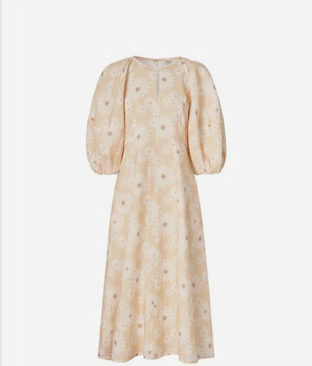 Oroton Daisy Print Midi Dress Size AU 12 for rent on The Volte - main image