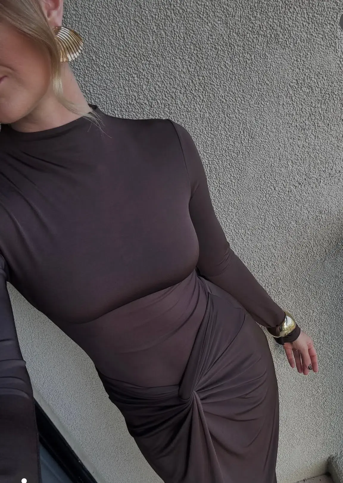 Benni Dora Maxi Dress Brown Size AU 10 - Image 2