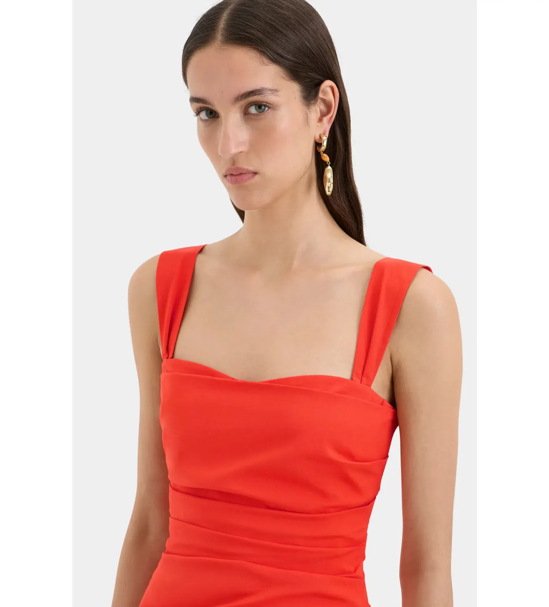 Sir The Label Dahlia Balconette Maxi Dress  In Tangerine Size 2/AU 10 - Image 3