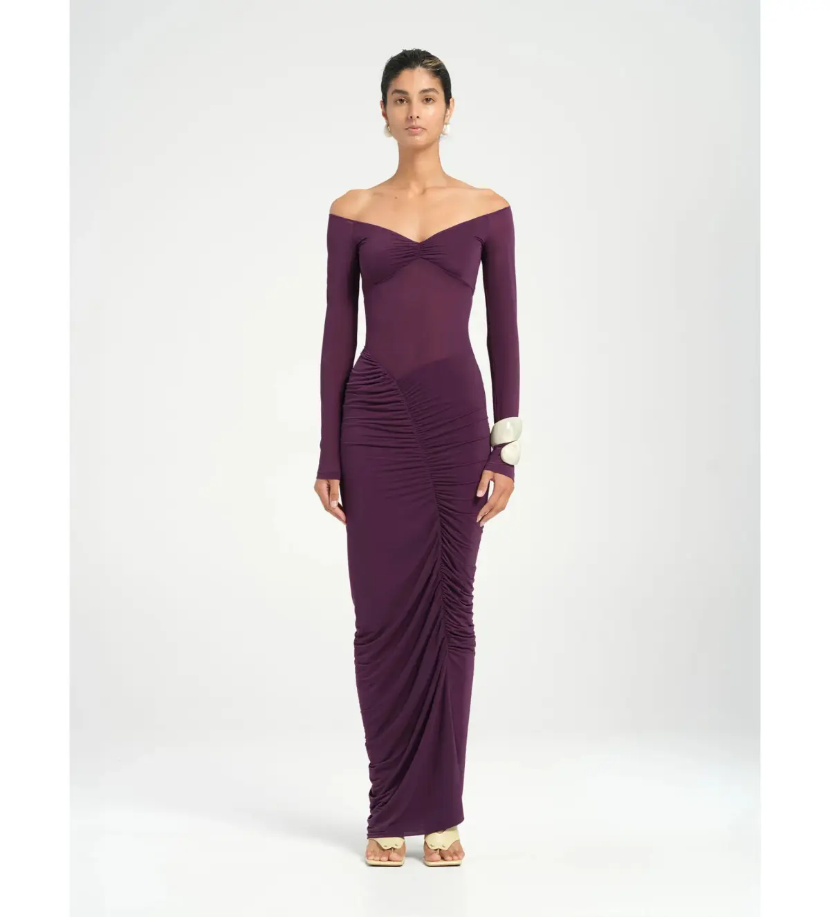 Benni Wilma Maxi Dress in Deep Purple Size 8 - Image 1