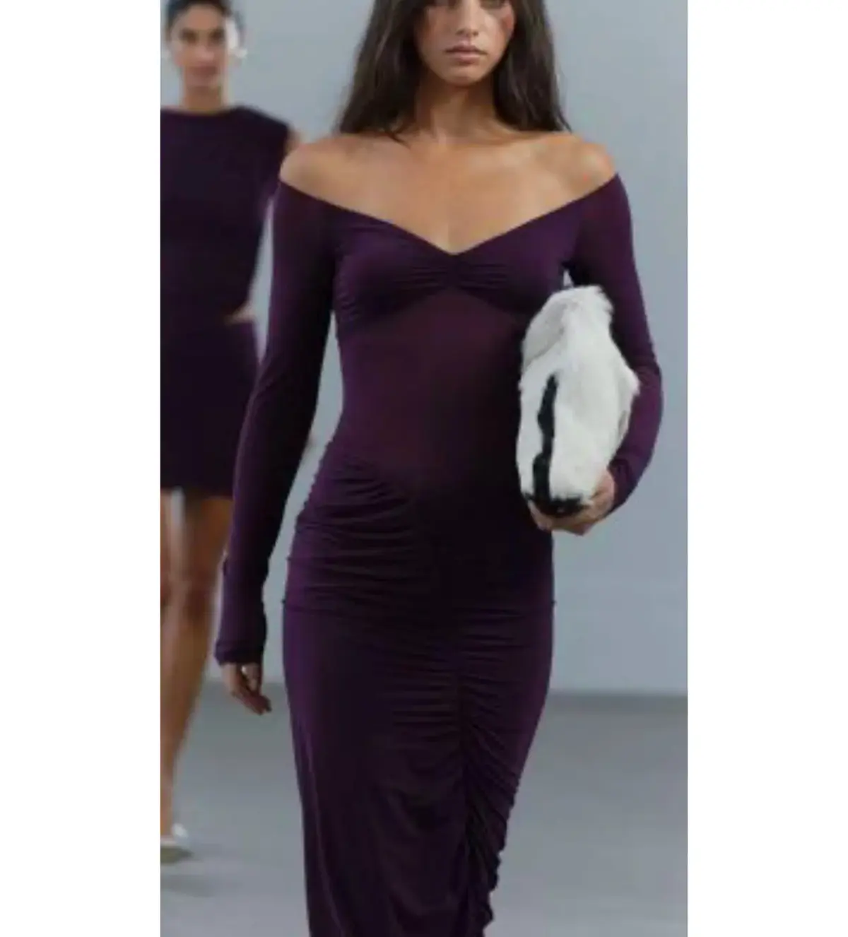 Benni Wilma Maxi Dress in Deep Purple Size 8 - Image 3