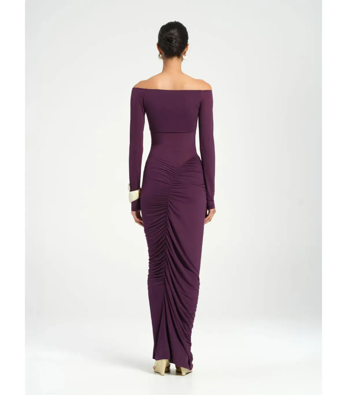 Benni Wilma Maxi Dress in Deep Purple Size AU 10 - Image 3
