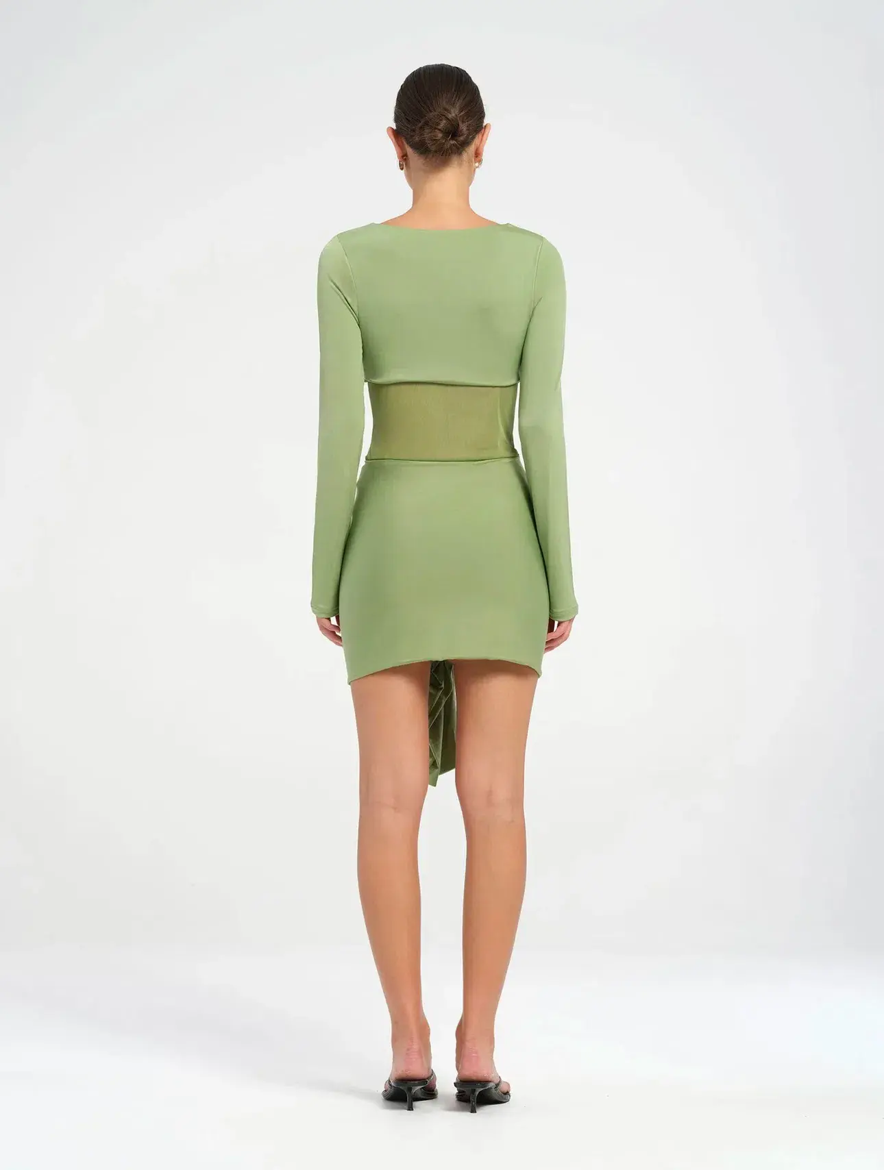Benni Juni Mini Dress in Grass Size AU 8  - Image 3