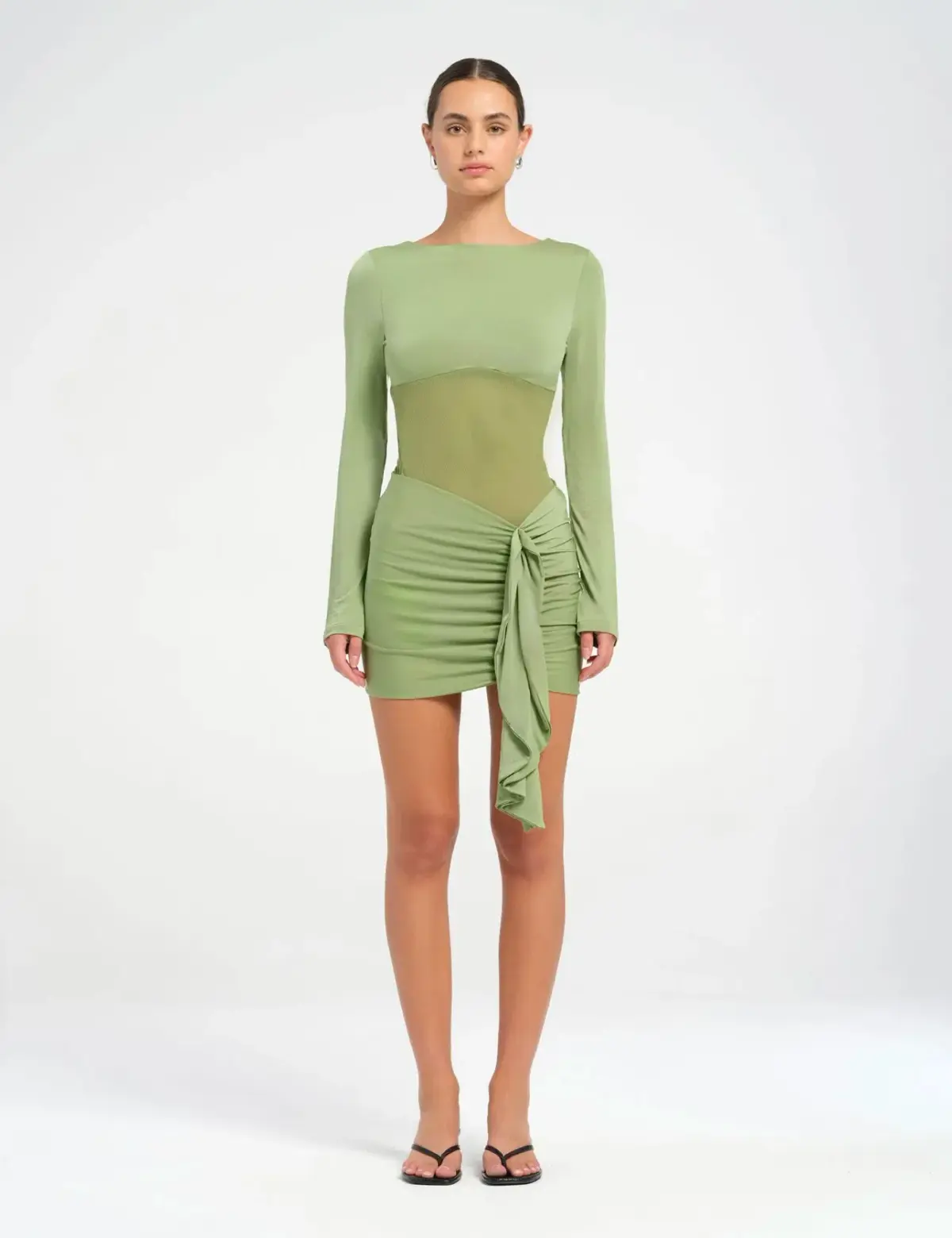 Benni Juni Mini Dress in Grass Size AU 8  - Image 1