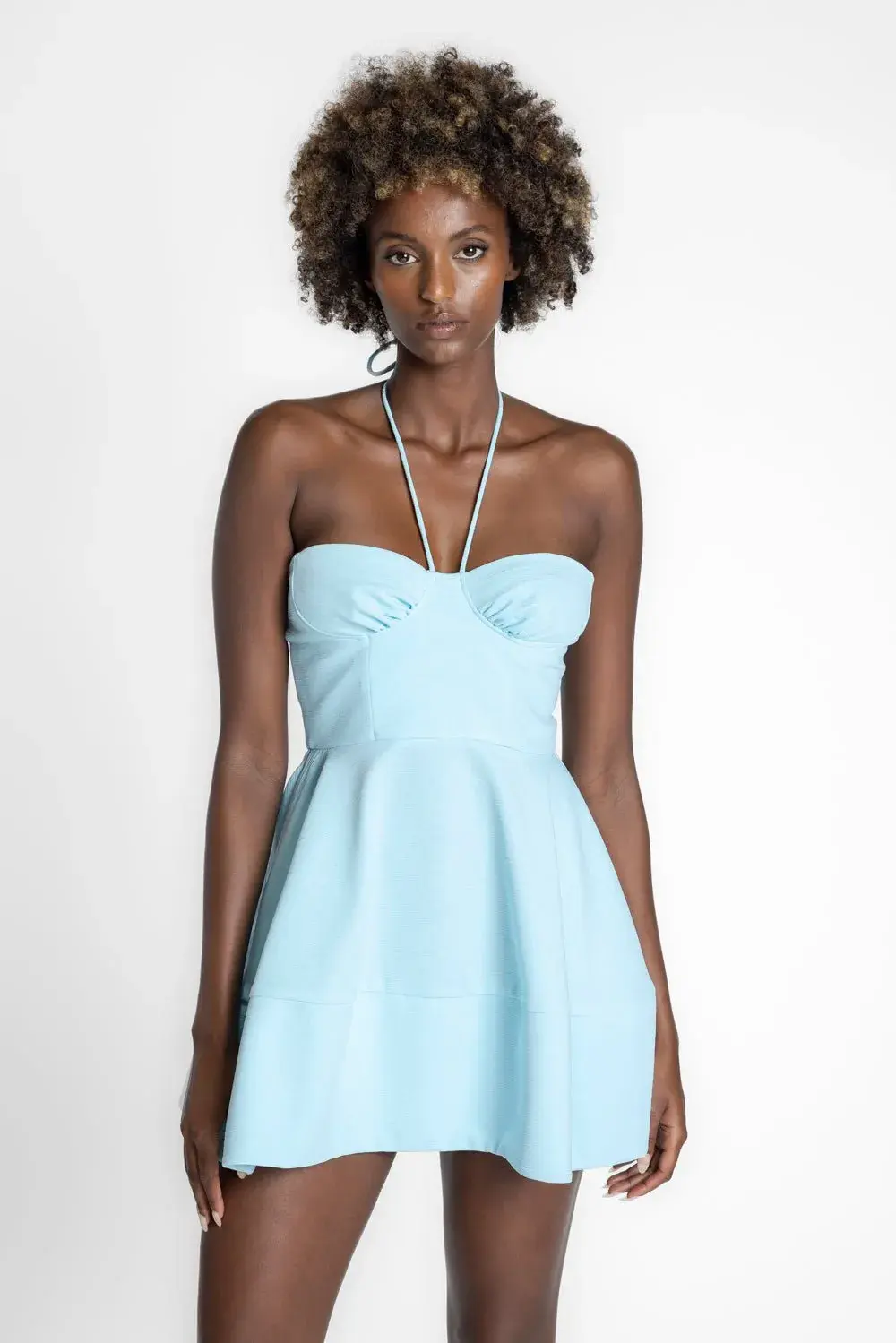 One Fell Swoop Evelyn Mini Dress Dove Size AU 10 - Image 2