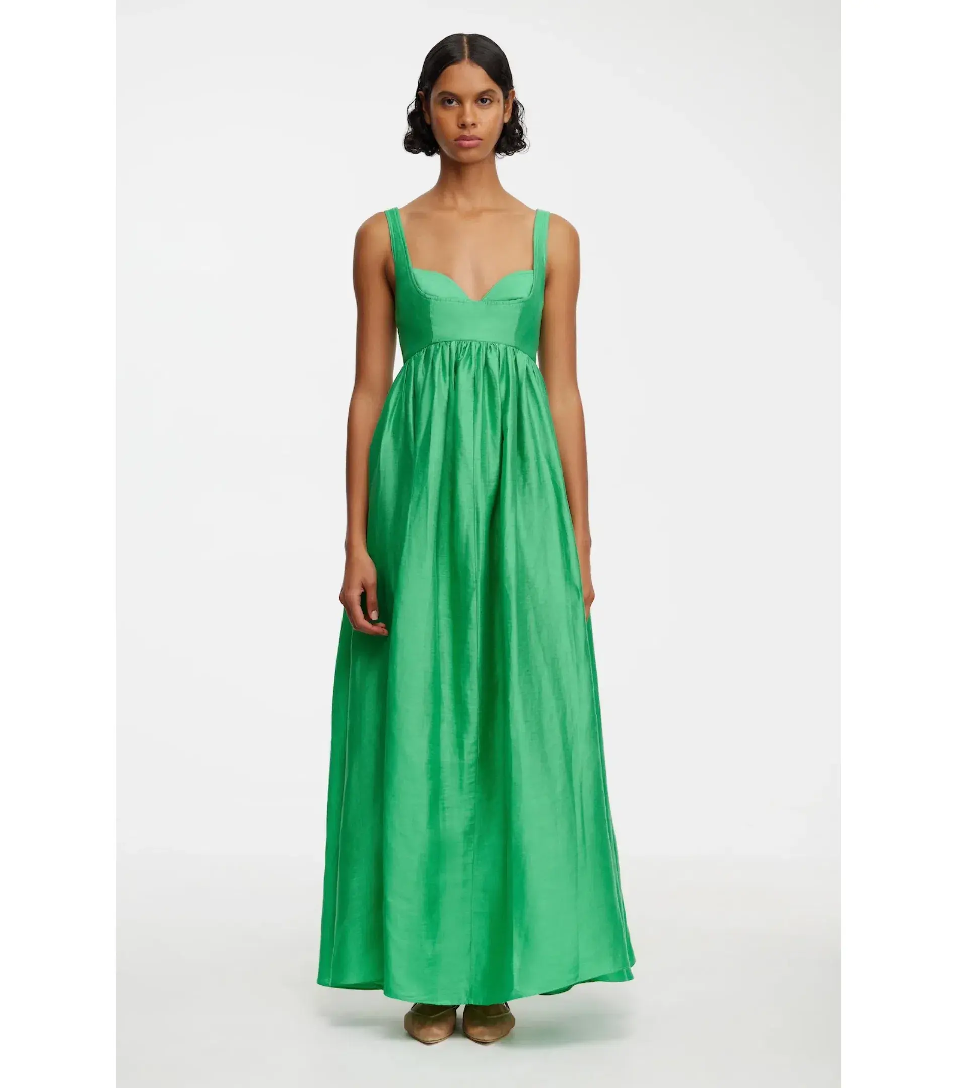 Acler Sandgate Maxi Dress in Shamrock Size AU 14 - Image 1