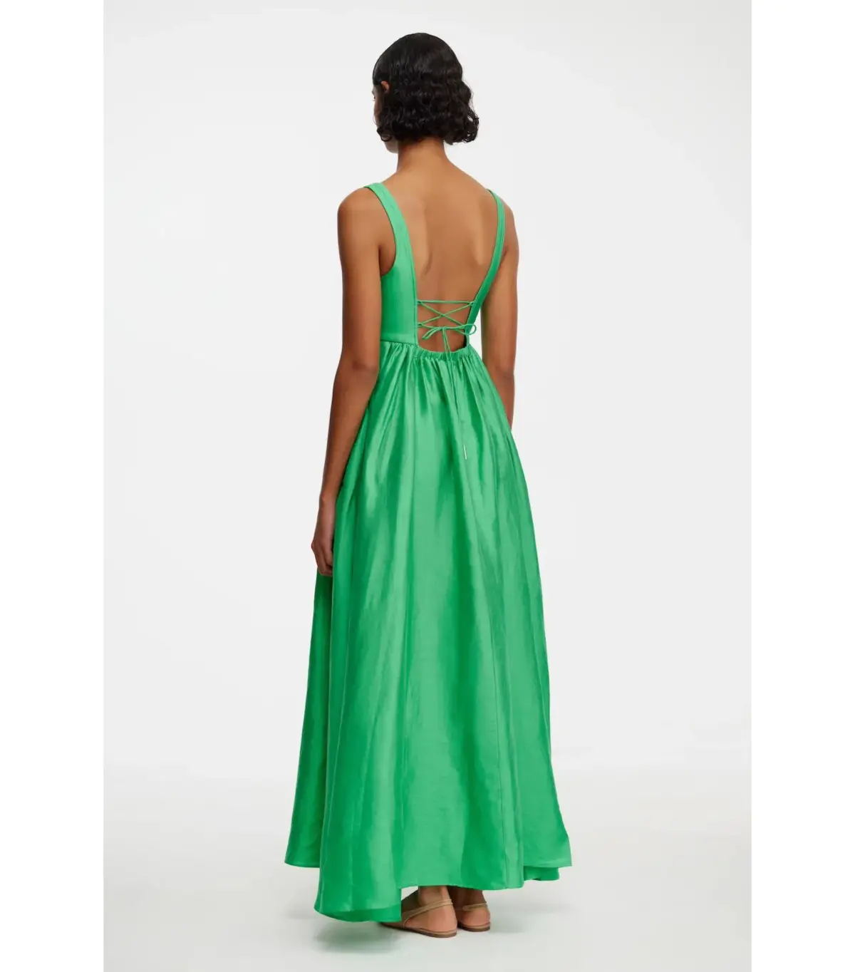 Acler Sandgate Maxi Dress in Shamrock Size AU 14 - Image 3