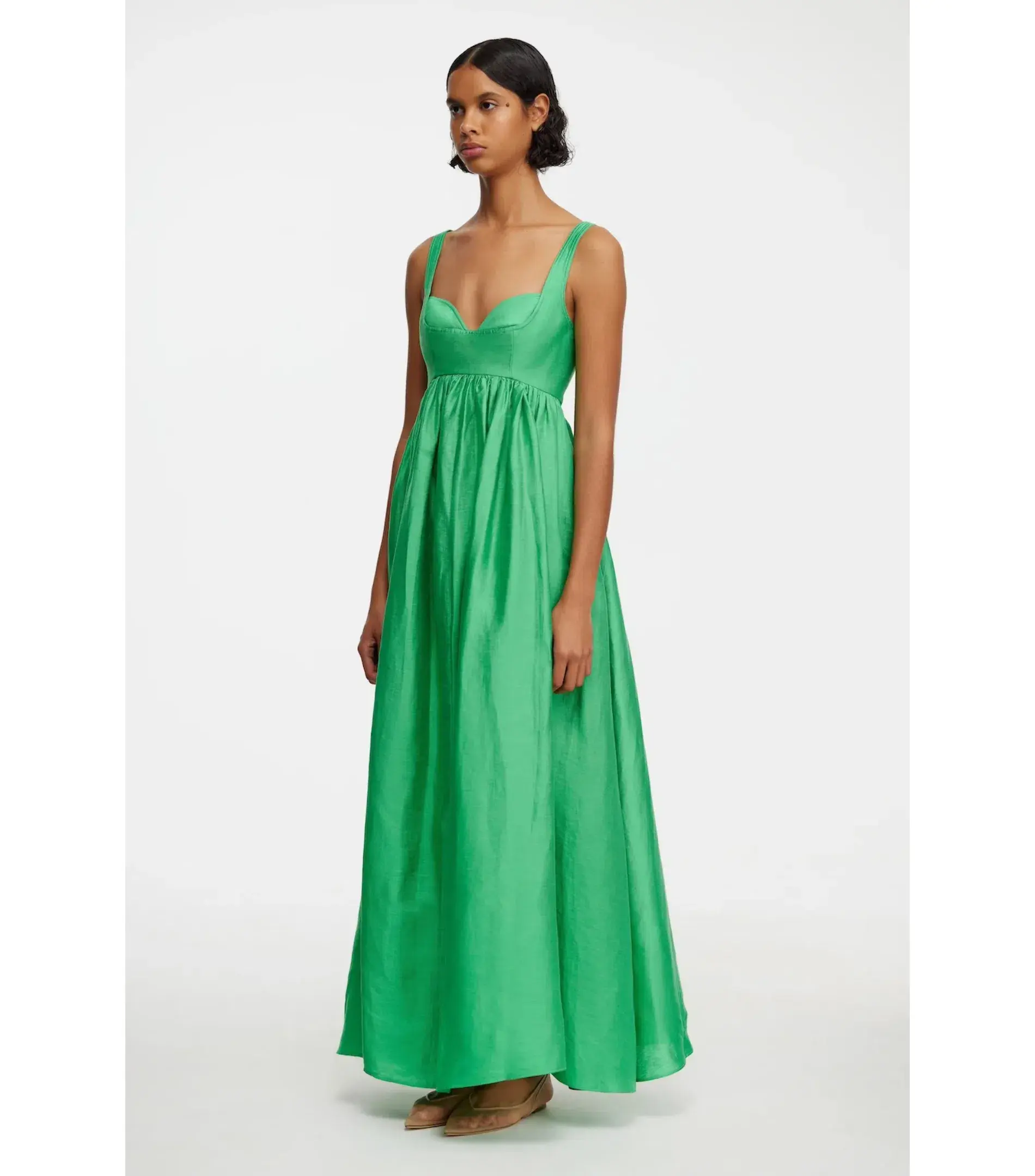 Acler Sandgate Maxi Dress in Shamrock Size AU 14 - Image 2