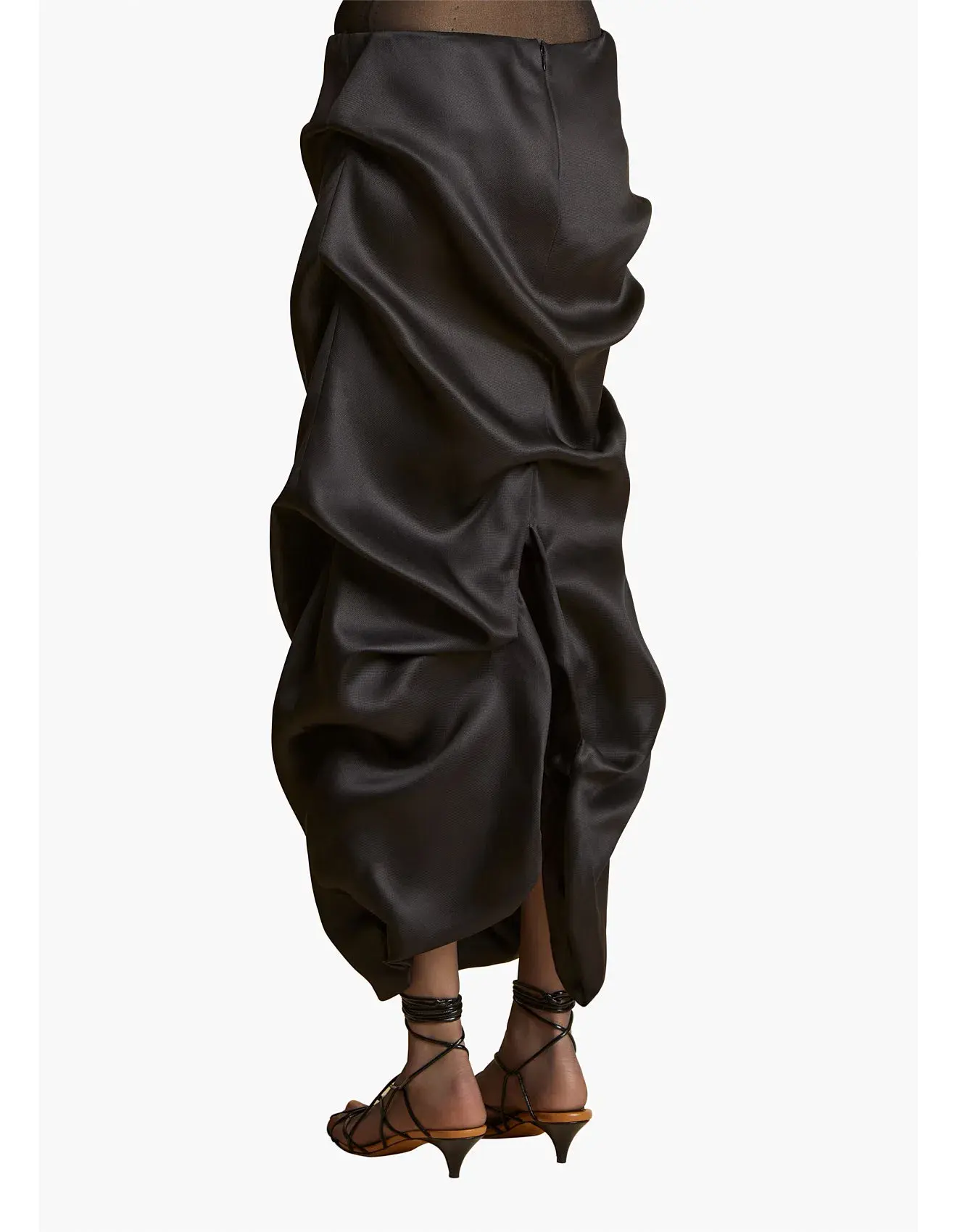 Khaite Olula Maxi Skirt in Black Size 6/XS - Image 3