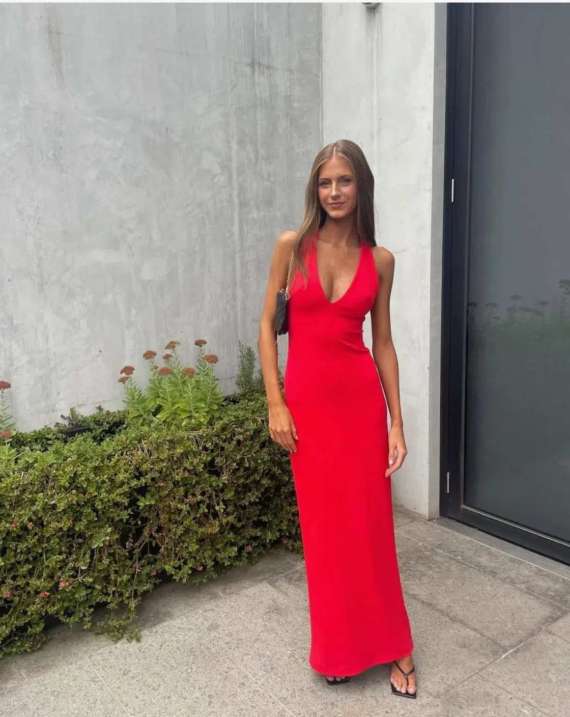 Effie Kats Eiza Gown Red Size 8  - Image 1