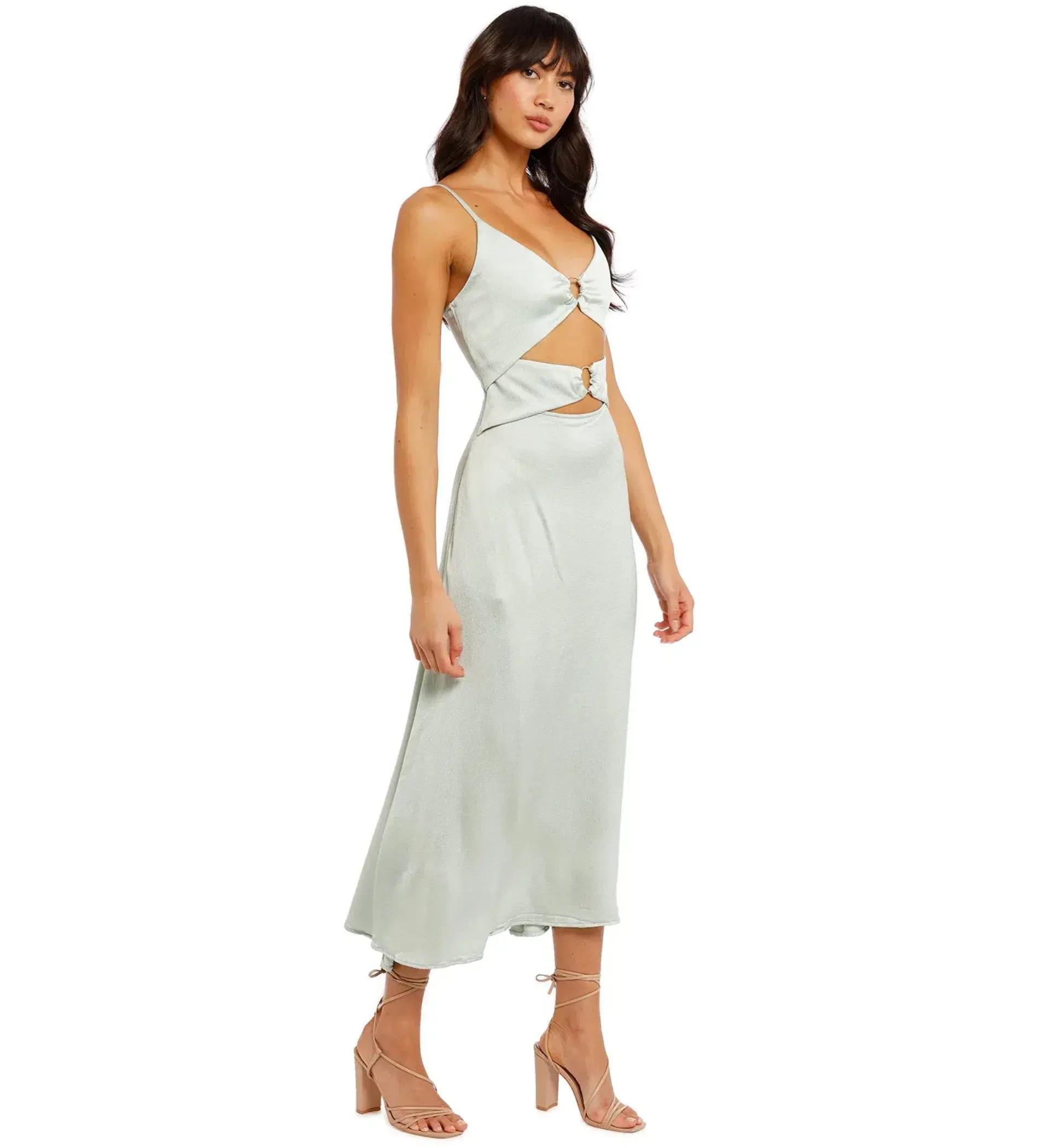 Anna Quan Carina Midi Dress in Pistachio Size L / AU 12 - Image 2