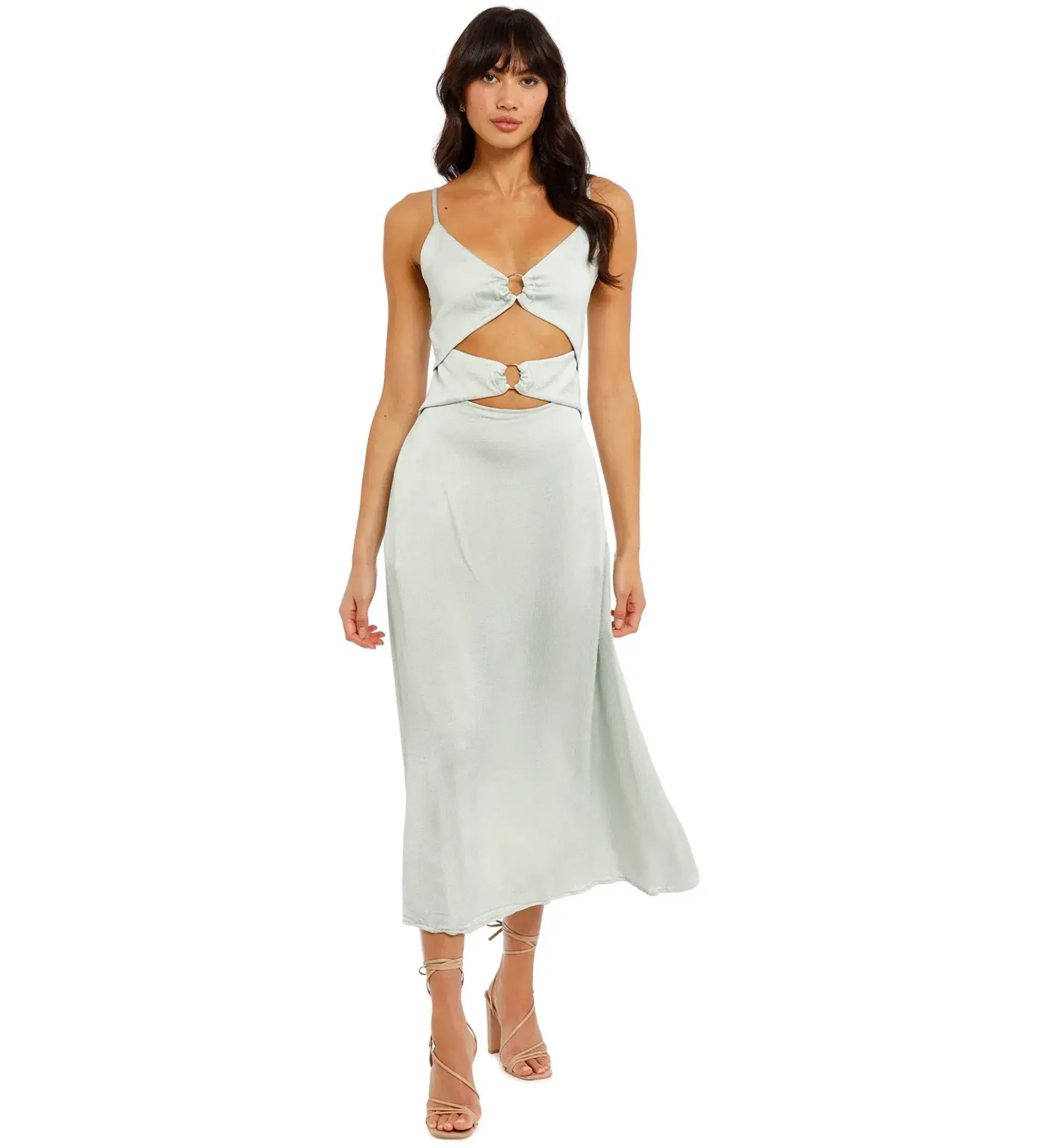 Anna Quan Carina Midi Dress in Pistachio Size L / AU 12 - Image 1