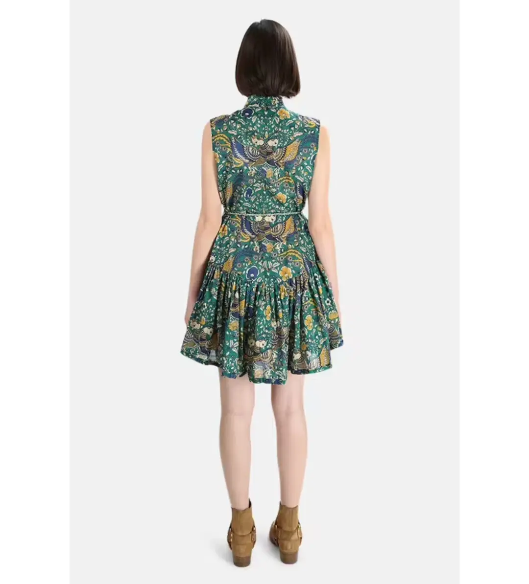 Zimmermann	Edie Drop Waist Mini Dress Multi Size 0 / Size AU 8 for rent on The Volte - main image