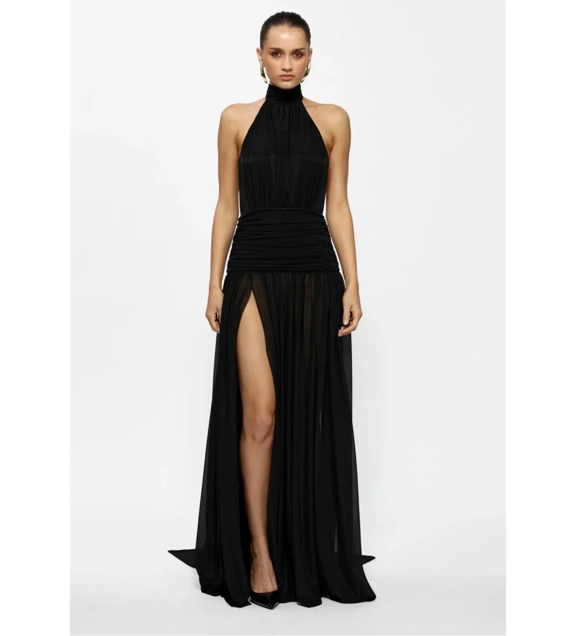Effie Kats Verity Maxi Gown in Black Size 10 - Image 2