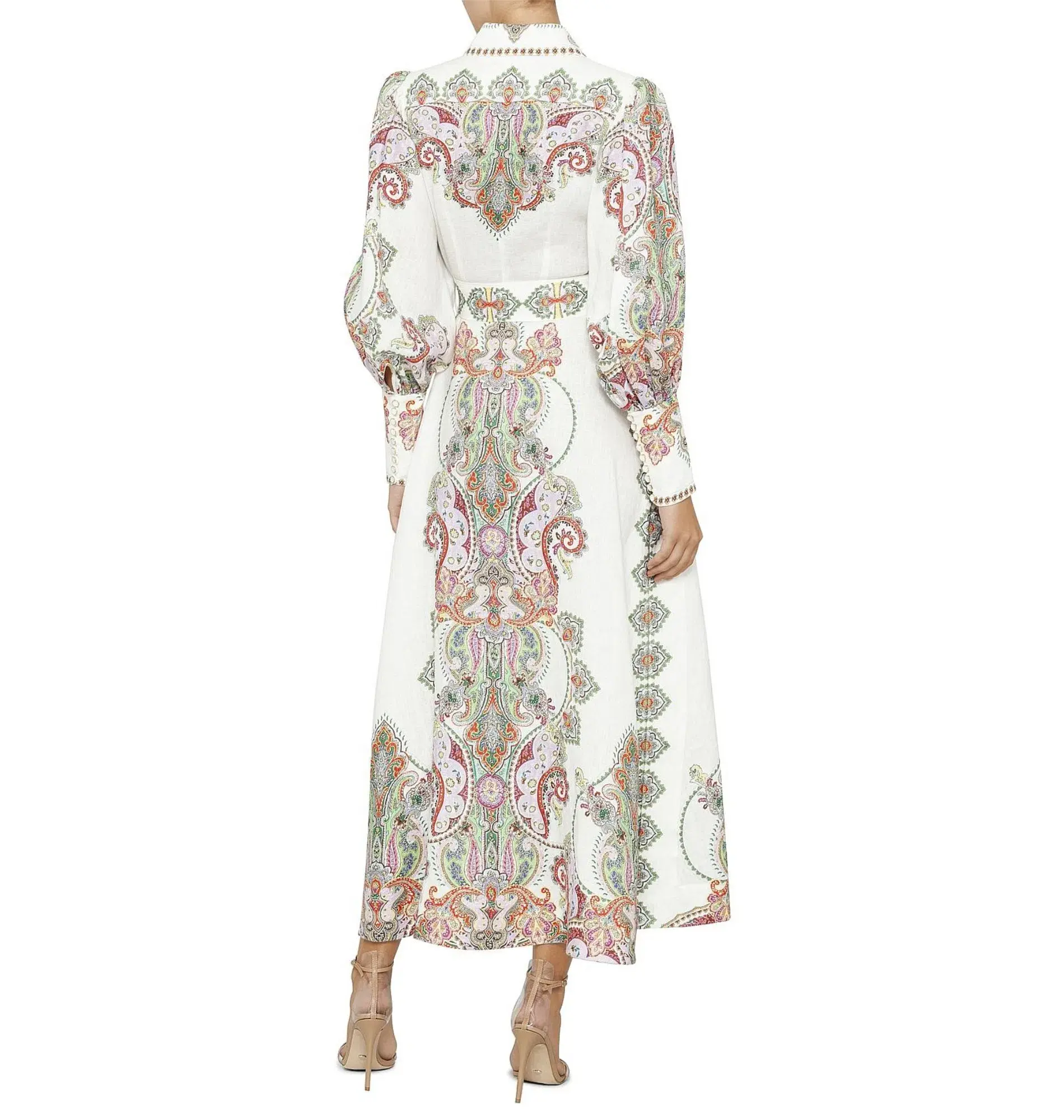 Zimmermann Ninety Six Filigree Maxi Dress Lennon Paisley Size 0 / AU 8 - Image 3