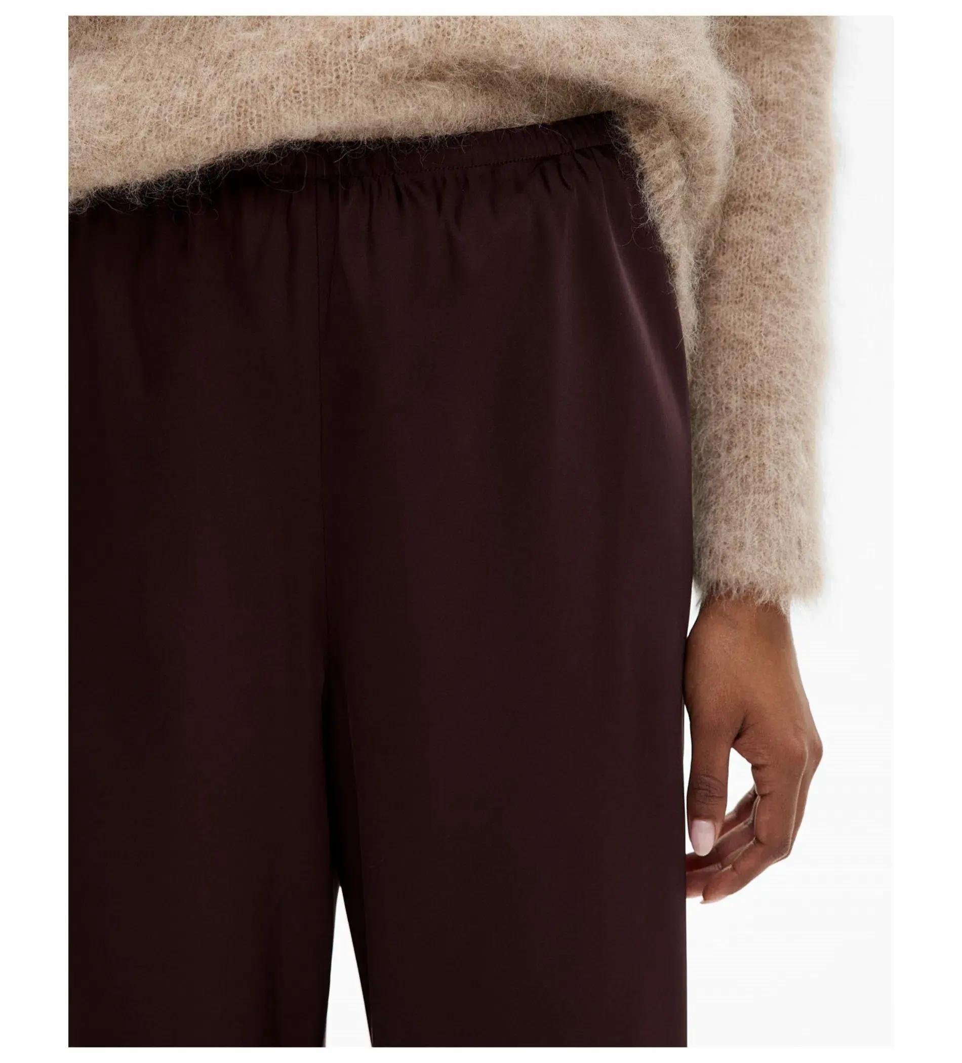 Witchery Bias Pull On Pant in Espresso - Image 4