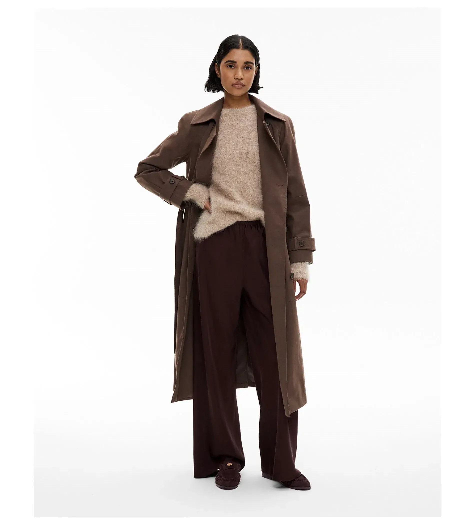 Witchery Bias Pull On Pant in Espresso - Image 1