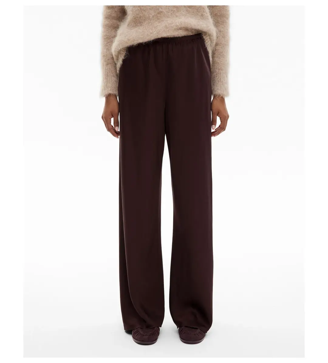 Witchery Bias Pull On Pant in Espresso for rent on The Volte - main image