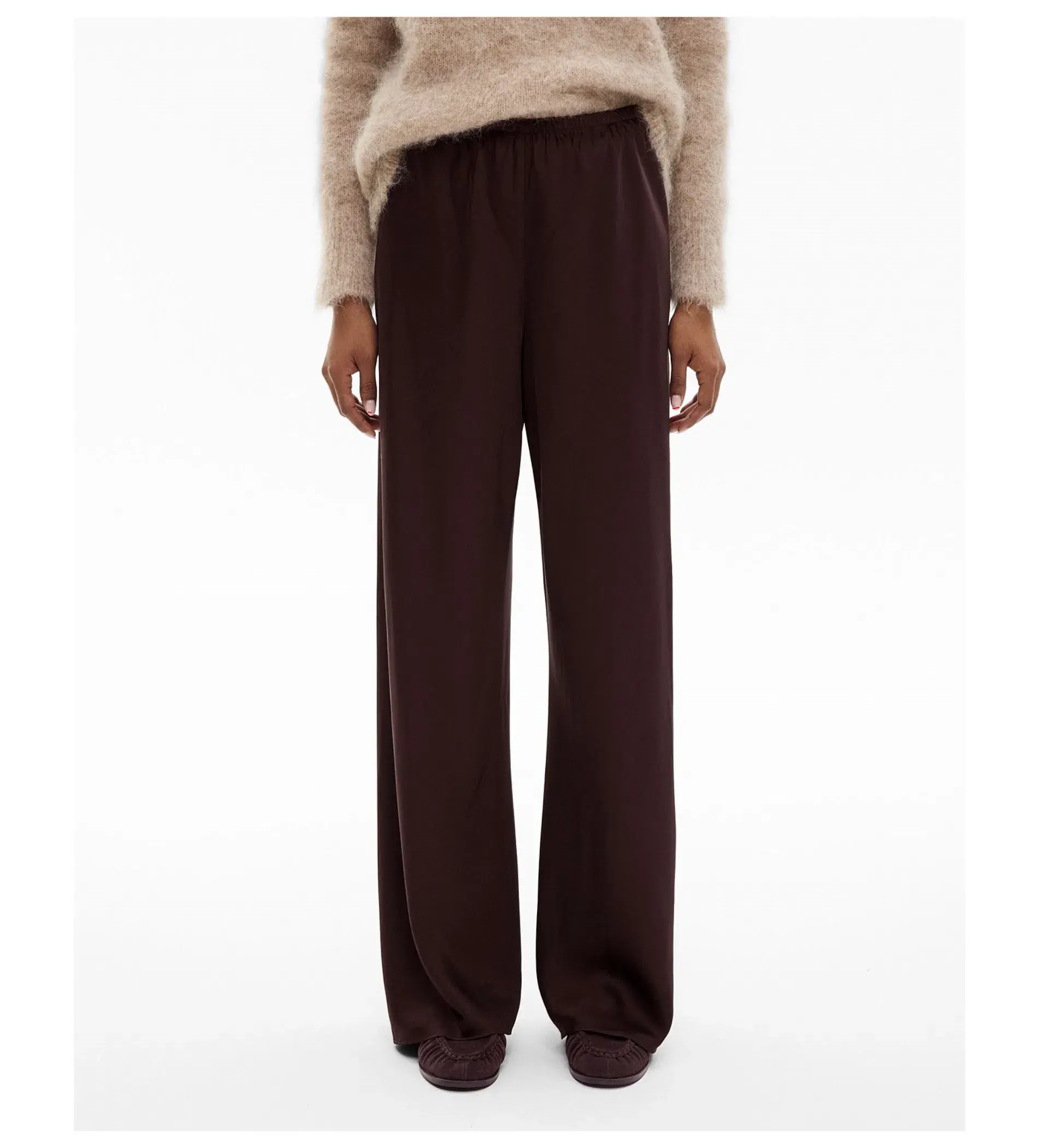 Witchery Bias Pull On Pant in Espresso - Image 3