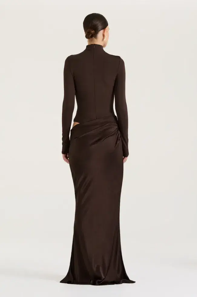 Henne Soraia Brown Size 10 for rent on The Volte - main image