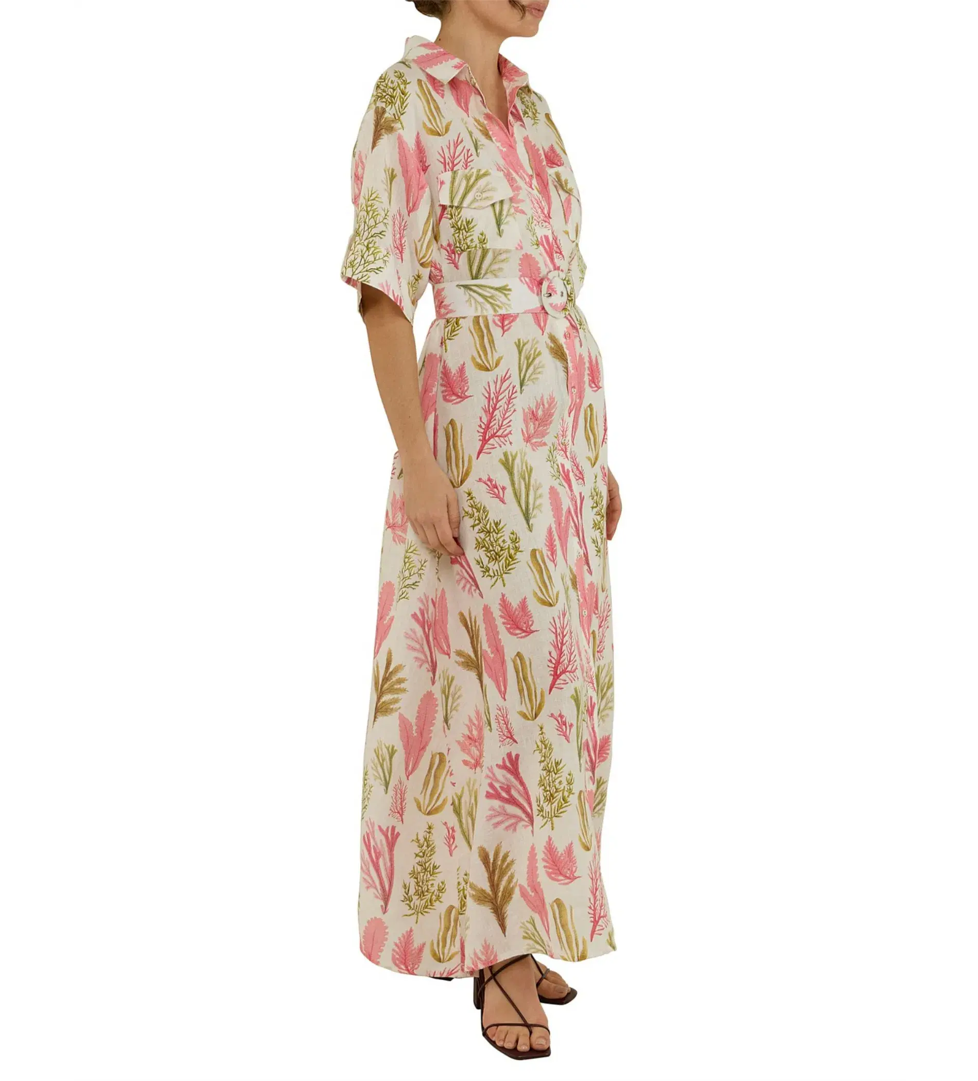 Palm Noosa Momento Dress in Sea Garden Print Size AU 6 - Image 2