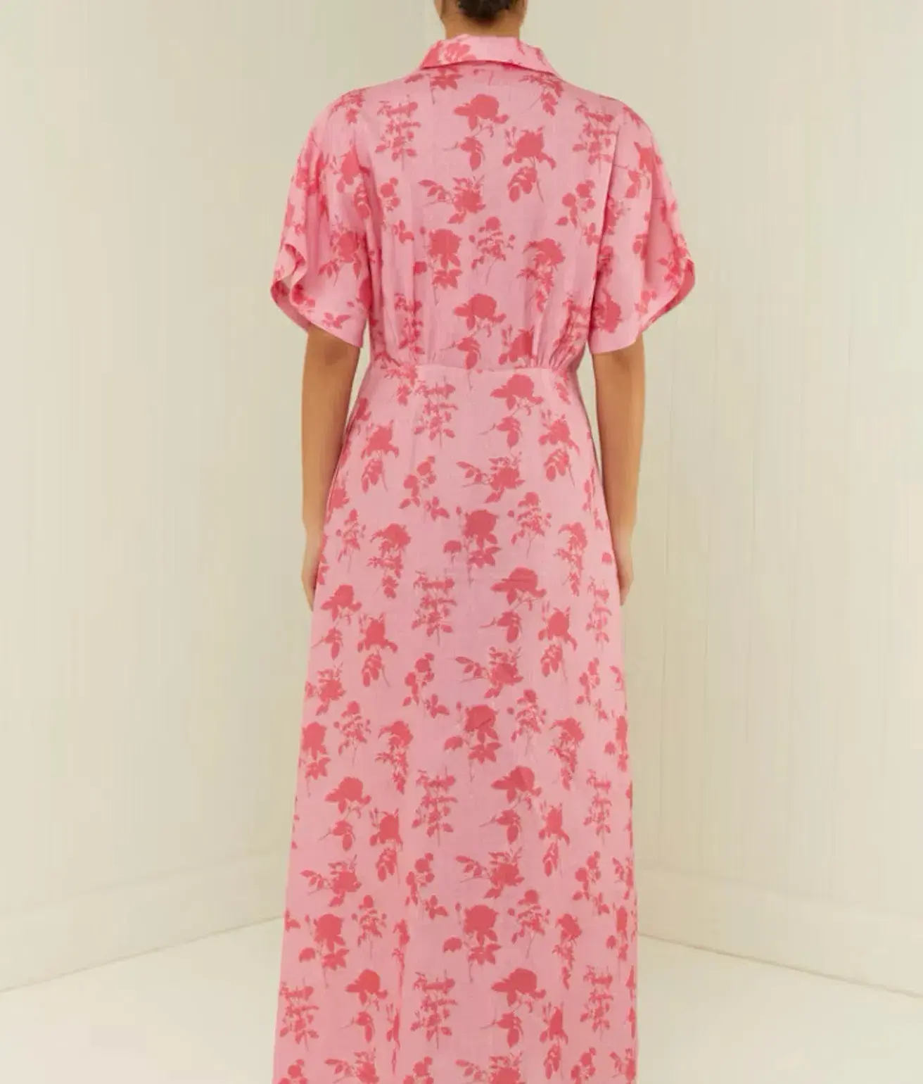 Palm Noosa Jasmine Dress Pink Floral Dress Size 6  - Image 3