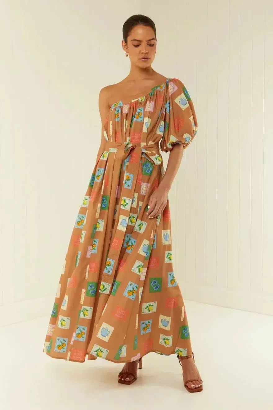 Palm Noosa Lotus Maxi Dress Multi Size 10 - Image 2