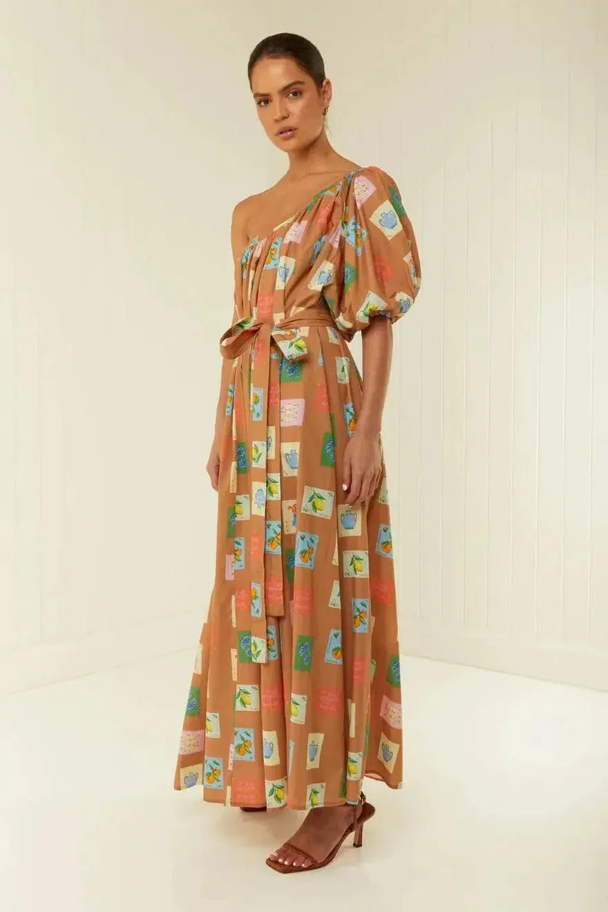 Palm Noosa Lotus Maxi Dress Multi Size 10 - Image 1