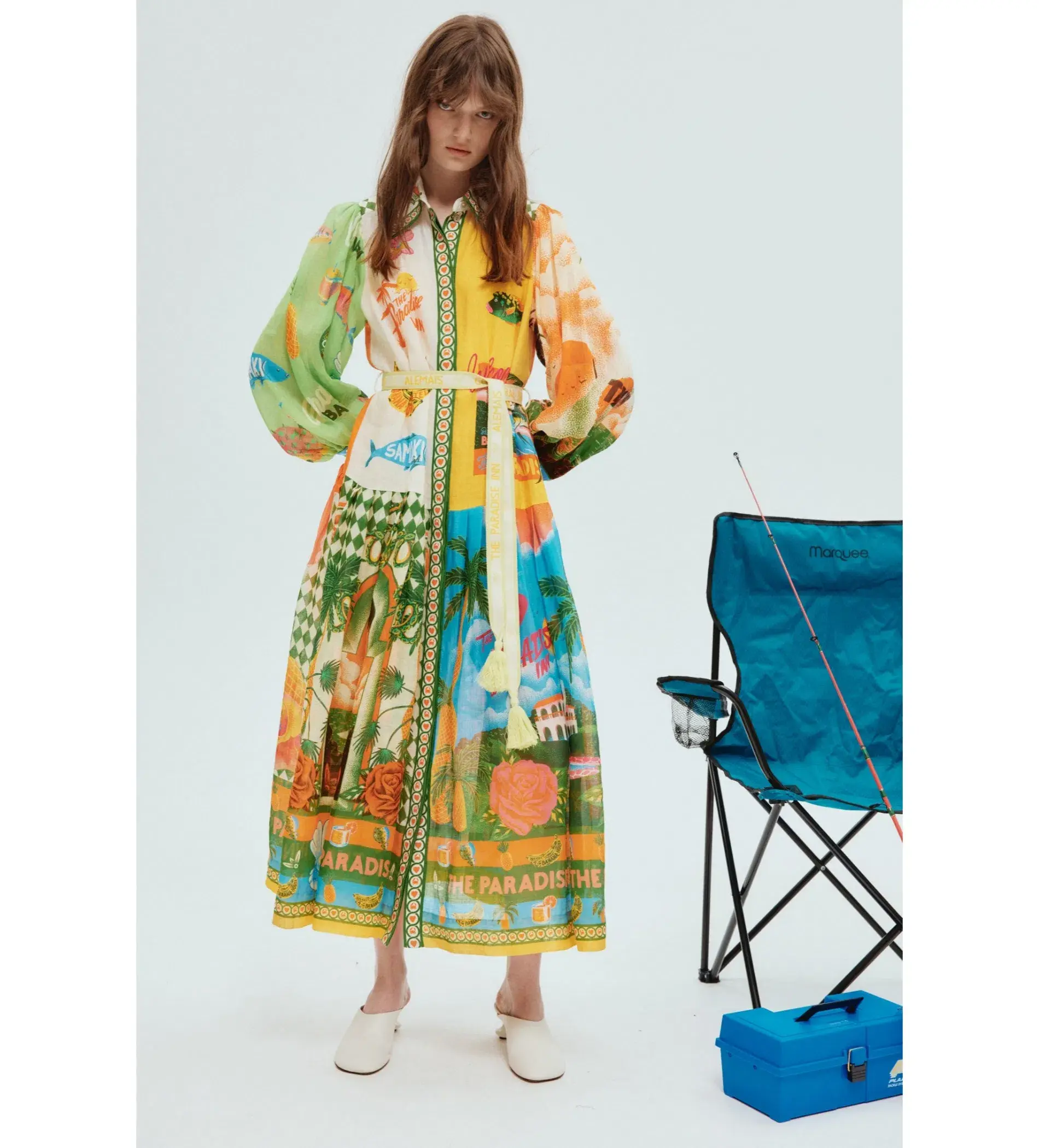 Alemais Paradiso Shirtdress Multi  Size 6 AU - Image 1