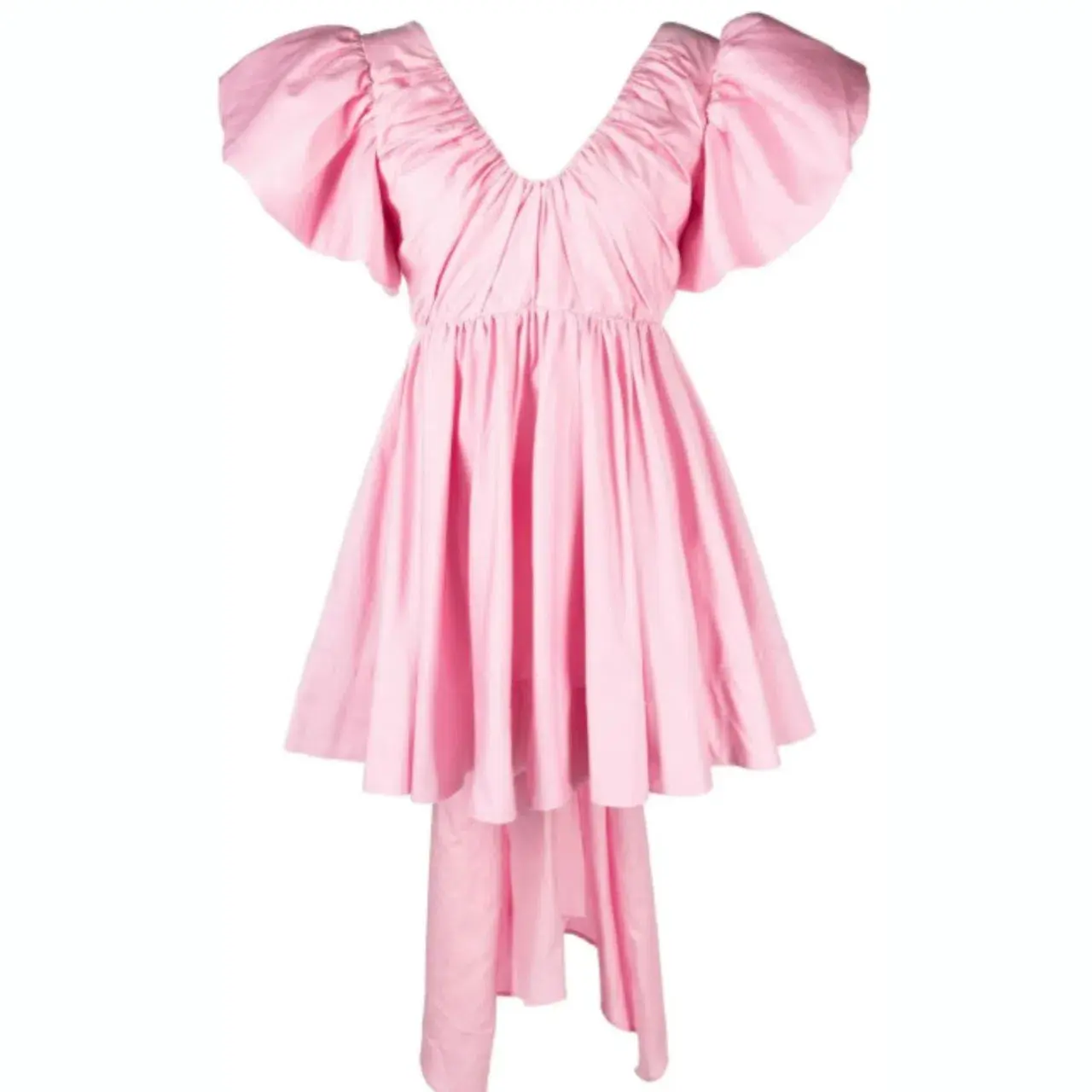 AJE Gretta Bow Back Short Mini Dress in Ballet Pink Size AU 8 - Image 7