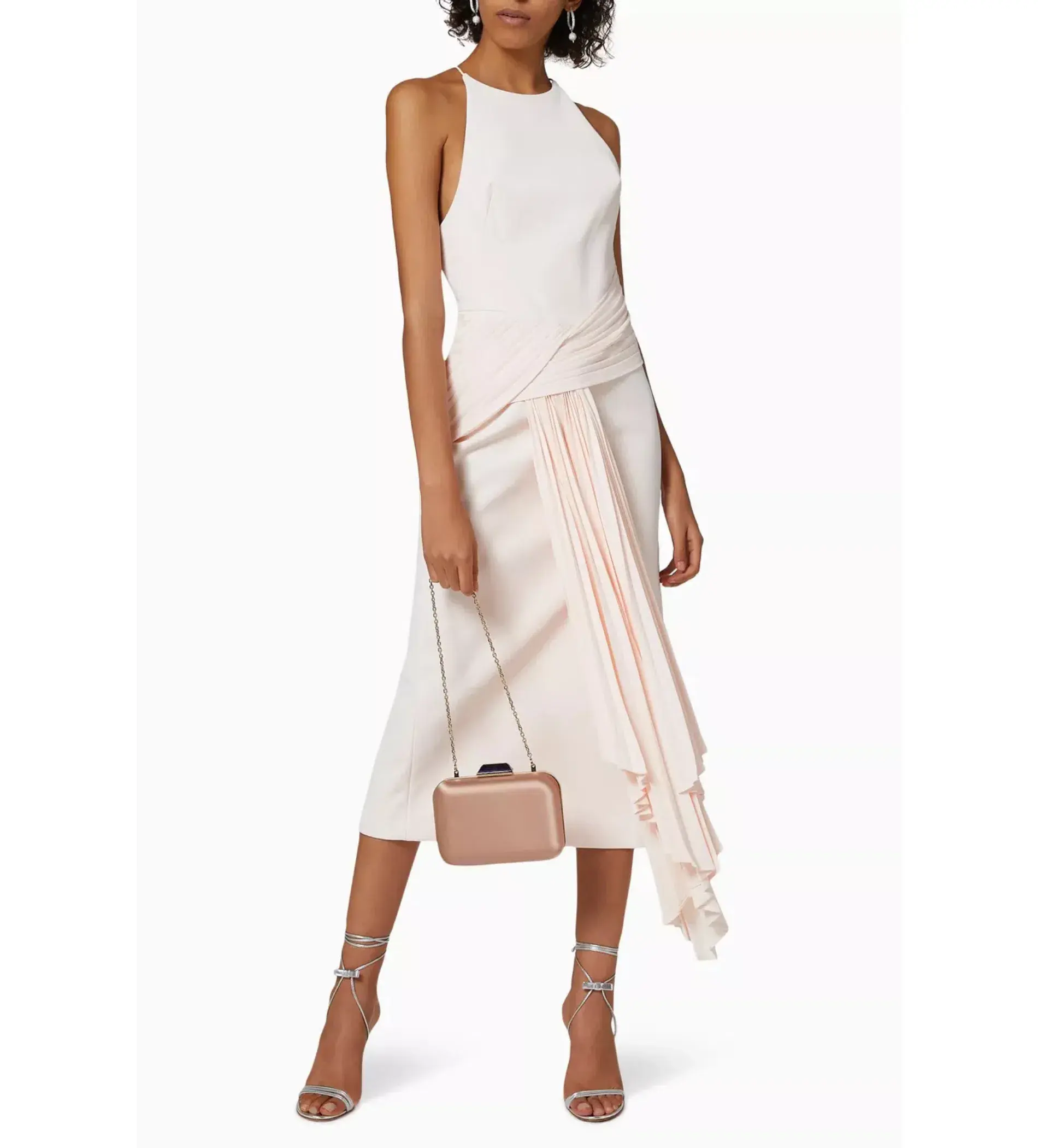 Acler Bercy Midi Dress Pink Size 6  - Image 1