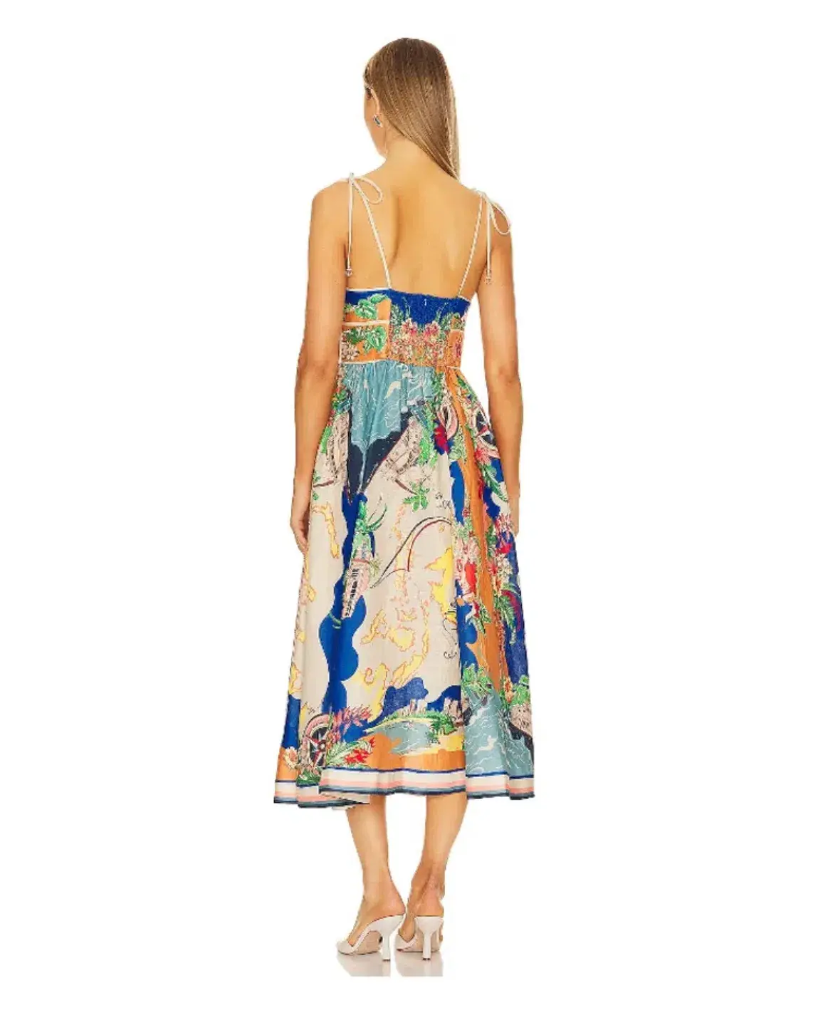 Zimmermann Alight Picnic Midi Dress Print Size 3 / AU 14 - Image 3