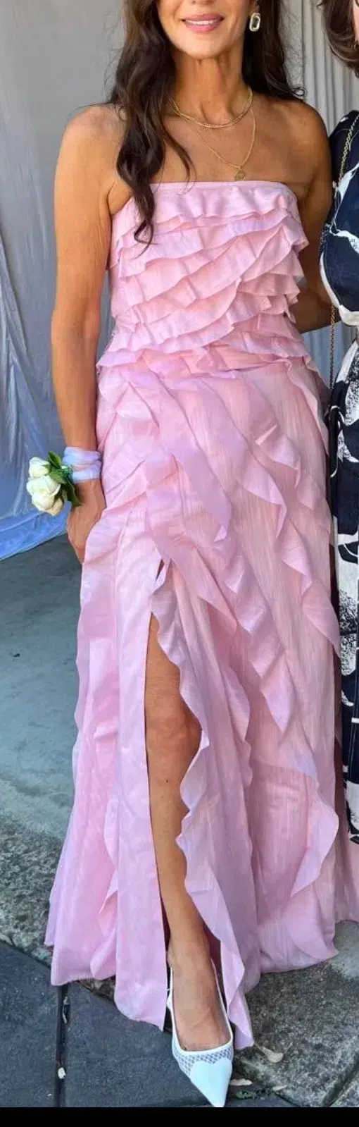 Aje Allairie Gown Chalk Pink Size S / AU 8 - Image 5