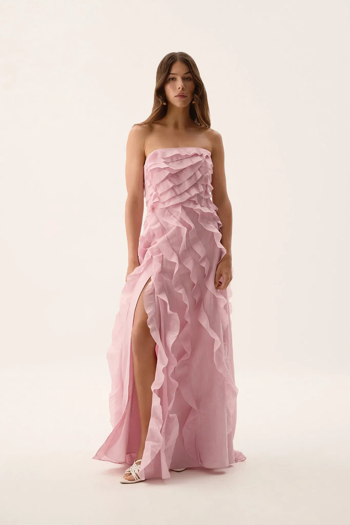 Aje Allairie Gown Chalk Pink Size S / AU 8 - Image 1